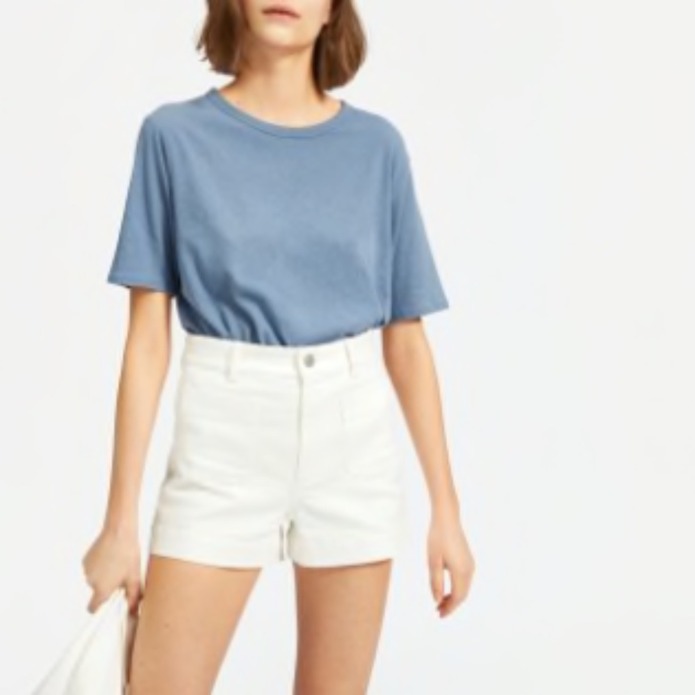 Everlane Patch Pocket Short in White
